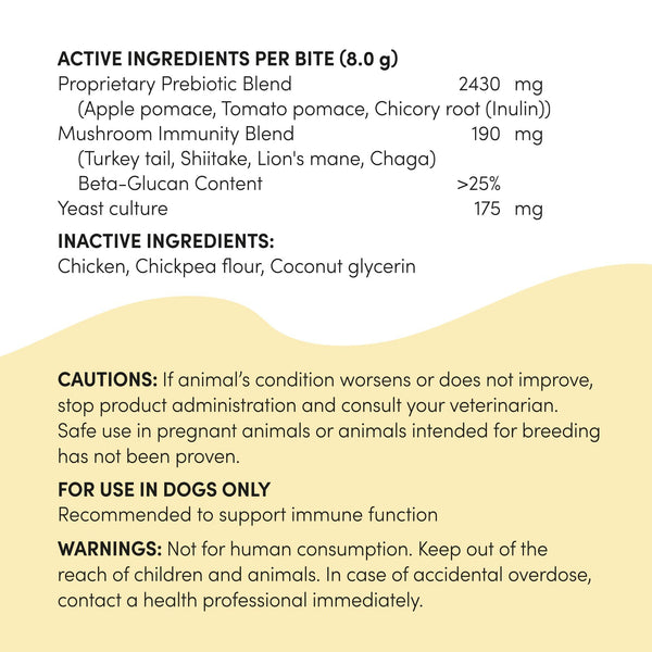 Crumps Gutsy Immune Bites Dog Supplement