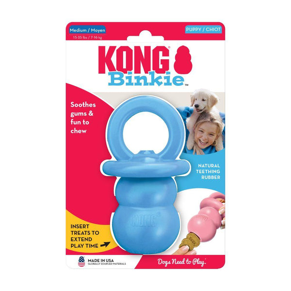 KONG Puppy Binkie Dog Toy, Color Varies