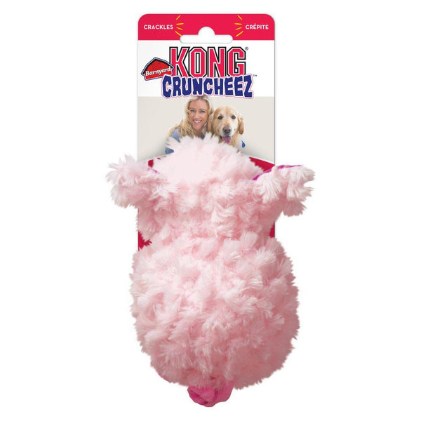 KONG Cruncheez Barnyard Pig Dog Toy