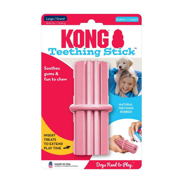 KONG Puppy Teething Stick Dog Toy, Color Varies