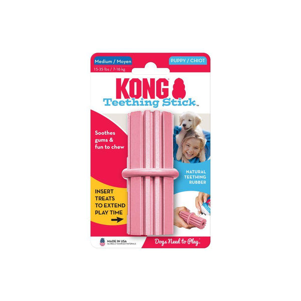 KONG Puppy Teething Stick Dog Toy, Color Varies