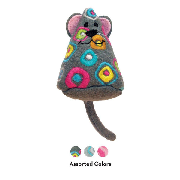 KONG Tropics Mouse Cat Toy, Color Varies
