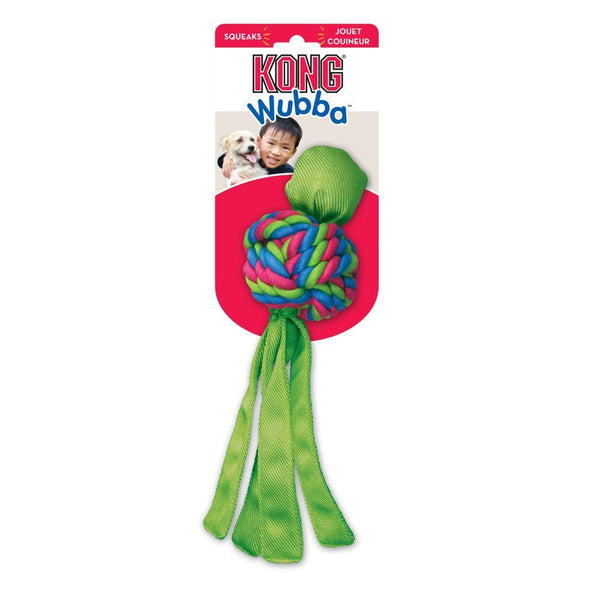 KONG Wubba Weaves Dog Toy, Color Varies