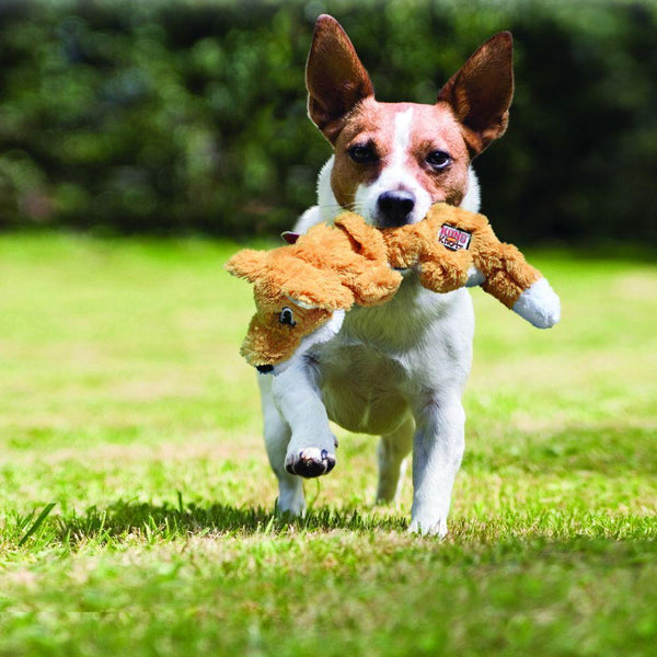 KONG Scrunch Knots Fox Dog Toy