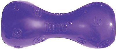 KONG Squeezz Dumbbell Dog Toy, Color Varies
