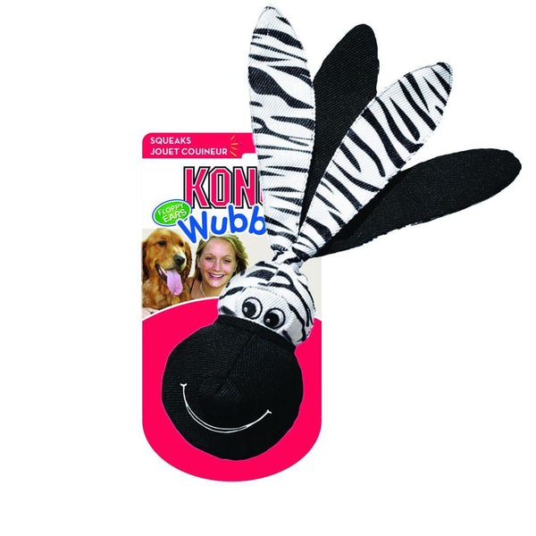 KONG Wubba Floppy Ears Dog Toy, Assorted