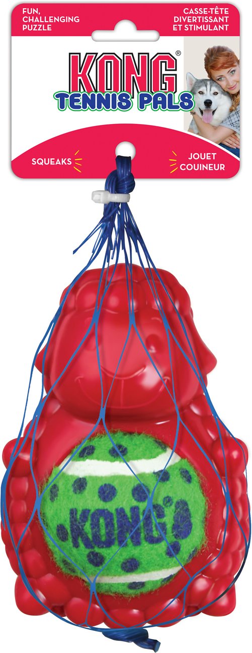 KONG Tennis Pals Lamb Dog Toy, Color Varies