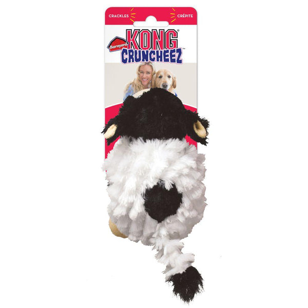 KONG Cruncheez Barnyard Cow Dog Toy