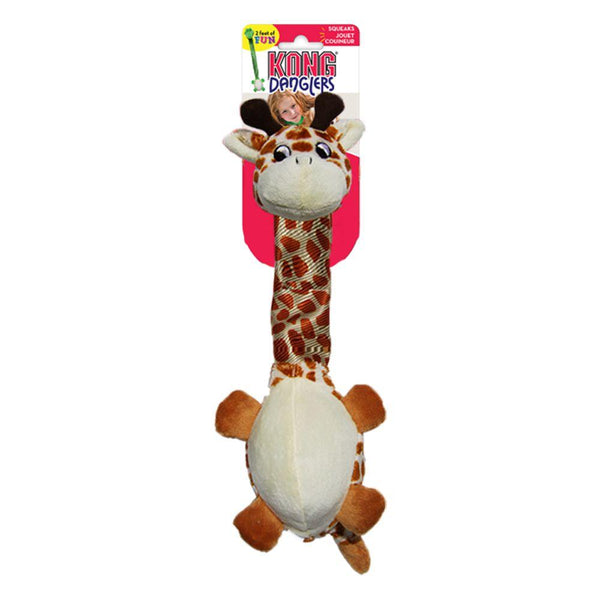 KONG Danglers Giraffe Dog Toy