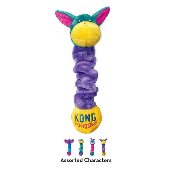 KONG Squiggles Dog Toy, Character Varies