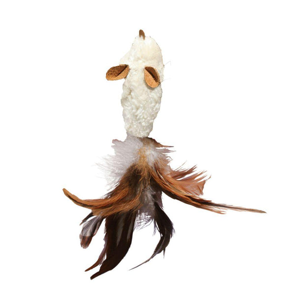 KONG Refillables Feather Mouse Cat Toy