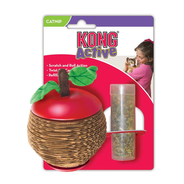 KONG Active Scratch Apple Cat Toy