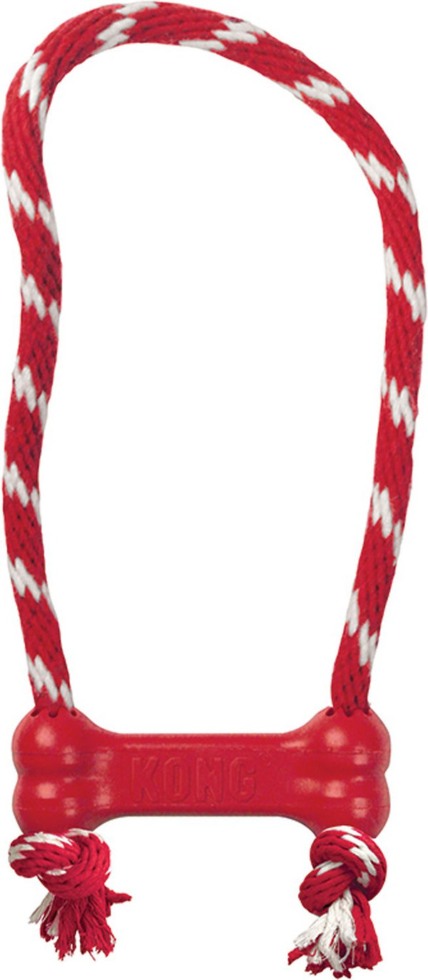 KONG Goodie Bone with Rope Dog Toy