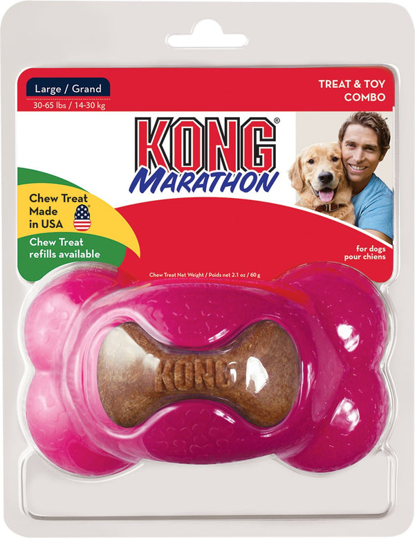 KONG Marathon Bone Dog Toy, Color Varies