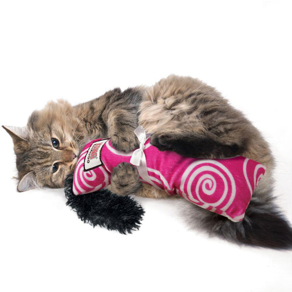 KONG Kickeroo Swirl Cat Toy, Assorted