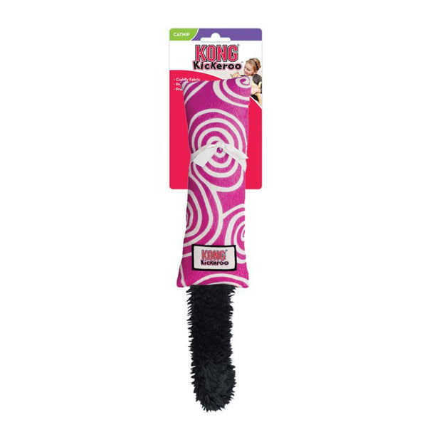 KONG Kickeroo Swirl Cat Toy, Assorted
