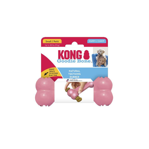 KONG Puppy Goodie Bone Dog Toy, Color Varies, Small