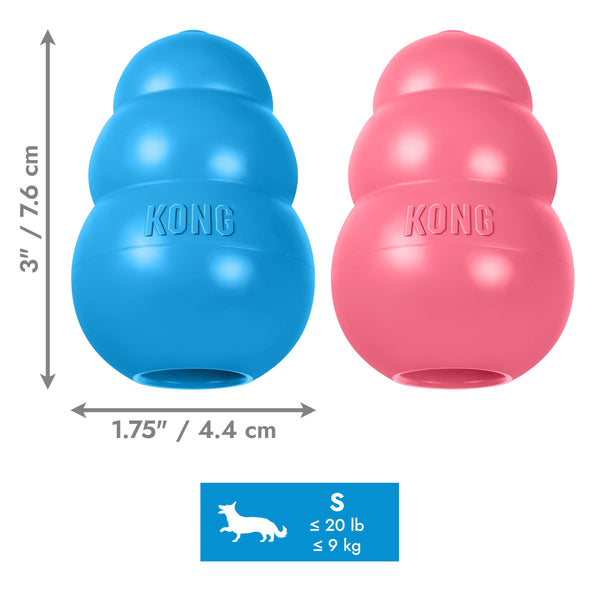 KONG Puppy Dog Toy, Color Varies