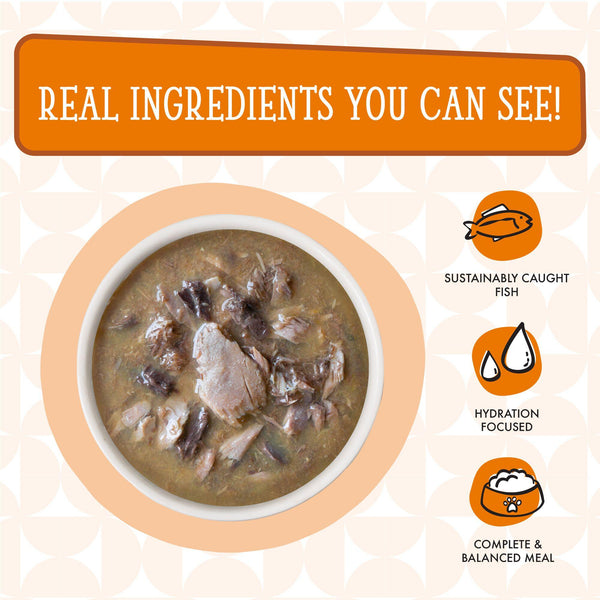Cats in the Kitchen Pumpkin Jack Splash Thon dans soupe à la citrouille Sachet de nourriture humide pour chats