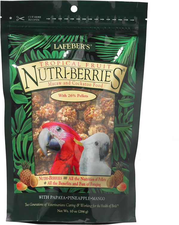 Lafeber Tropical Fruit Nutri-Berries Nourriture pour perroquets et cacatoès