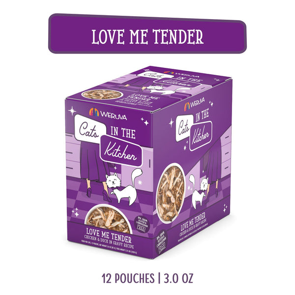 Cats in the Kitchen Love Me Tender Poulet et Canard en sauce Nourriture humide pour chats en sachet