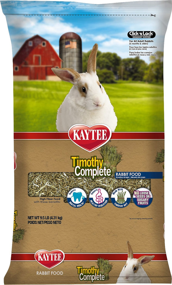 Kaytee Timothy Complet Alfalfa Régime Sans Fibre pour Lapins