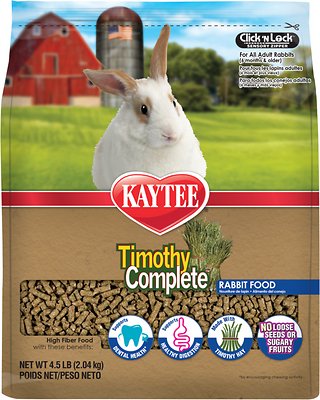 Kaytee Timothy Complet Alfalfa Régime Sans Fibre pour Lapins