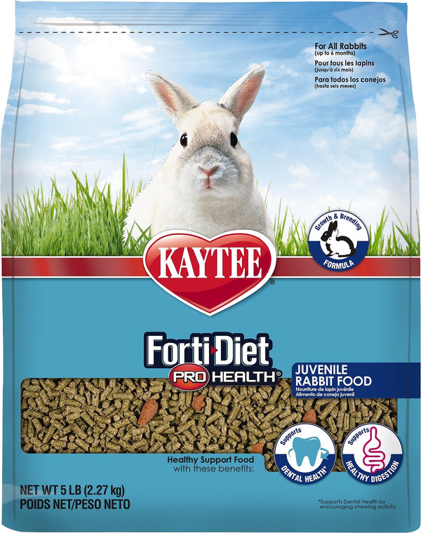 Kaytee Forti-Diet Pro Health Nourriture juvénile pour lapin, 5-lb