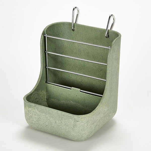 Kaytee Hay-N-Food Bin with Quick Locks Small Animal Feeder, 7-in
