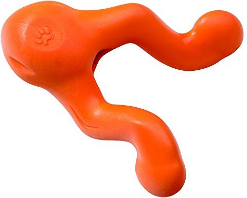 West Paw Zogoflex Tizzi Dog Toy, Tangerine