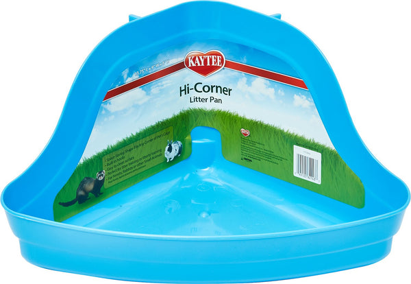 Kaytee H-Corner Small Animal Litter Pan, 13.75-in