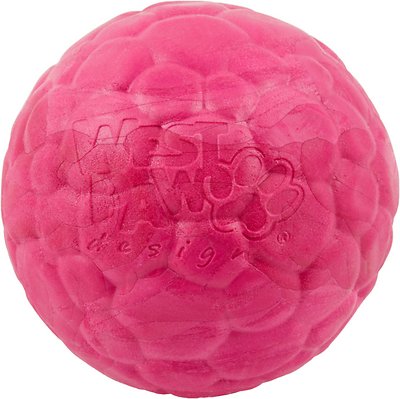 West Paw Zogoflex Air Boz Ball Dog Toy, Currant