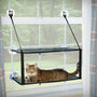 K&H EZ Mount Rebord de fenêtre double empilable pour chat, Gris
