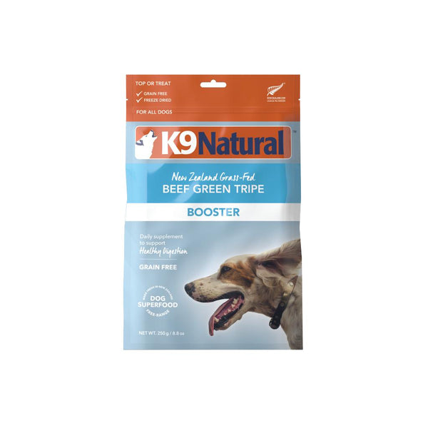 K9 Natural Booster Panse verte de bœuf Sans céréales Supplément lyophilisé pour chien, 8.8 oz