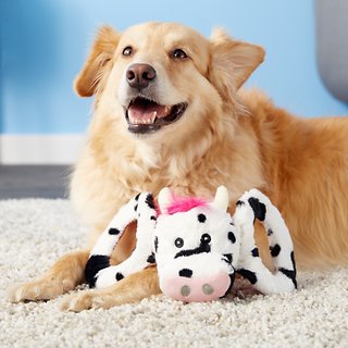 Jolly Pets Tug-a-Mals Cow Dog Toy