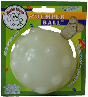 Jolly Pets Jolly Jumper Ball Dog Toy, Glow