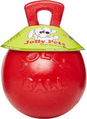 Jolly Pets Tug-n-Toss Dog Toy, Red