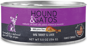 Hound & Gatos Formule Dinde Sans céréales Nourriture en conserve pour chats