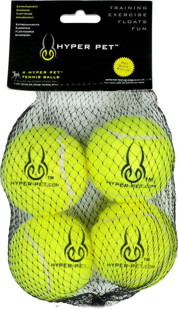 Hyper Pet 4 Pack of Balls for Dogs, Green