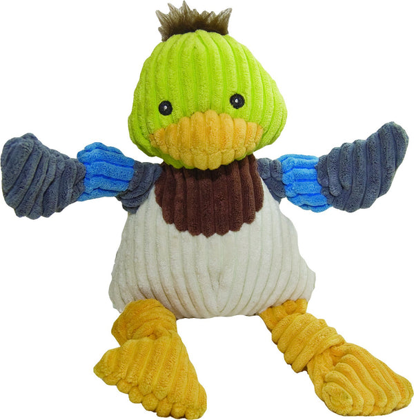 HuggleHounds Jouet pour chien Knottie Duck
