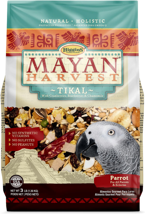 Higgins Mayan Harvest Tikal Nourriture pour perroquet, 3-lb