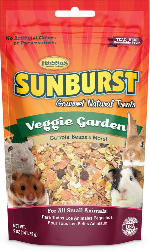 Higgins Sunburst Friandises Gourmet Jardin de Légumes pour petits animaux, 5-oz