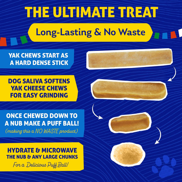 Himalayan Pet Supply The Original Himalayan Dog Chew Yak Cheese Dog Treats