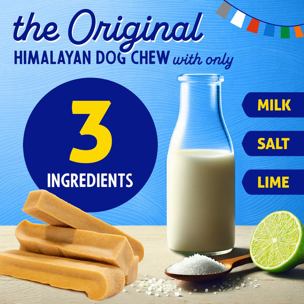 Himalayan Pet Supply The Original Himalayan Dog Chew Yak Cheese Dog Treats
