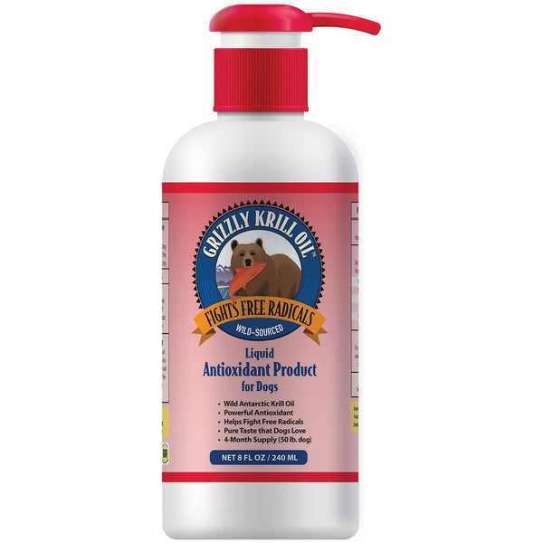 Grizzly Pet Products Huile de krill, 8-oz