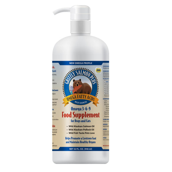 Grizzly Salmon Plus Food Supplement for Dogs & Cats