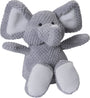 GoDog Checkers Jouet à mâcher éléphant avec protection, gris, grand