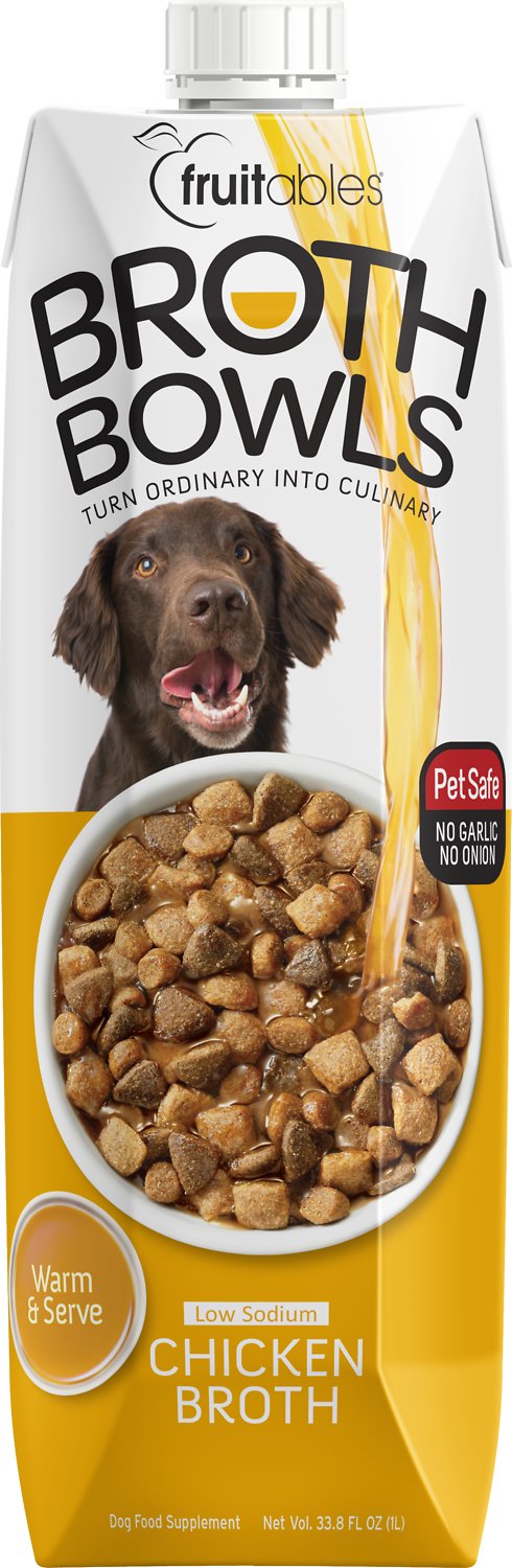 Fruitables Chicken Broth Bowls for Dogs