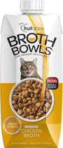 Fruitables Bols de bouillon de poulet pour chats, carton de 16.9