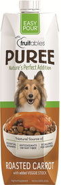 Fruitables Easy Pour Roasted Carrot Puree Dog Supplement, 33.8-oz carton